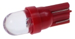 LED žárovka T10 / 194  (W3W)  W2,1x9,5d - 1x LED - červená, sada 2ks