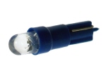 LED žárovka T5 (W1,2W) / W2x4,6d – 1x LED - modrá, sada 2ks