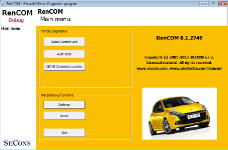 RenCOM - diagnostický systém vozidel Renault/Nissan/Dacia